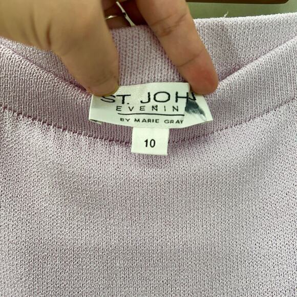 St. John Lavender and Black Skirt Set - Picture 9 of 9